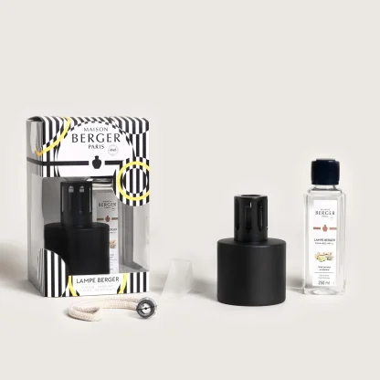 Coffret Lâmpada Catalítica Illusion Preta + 250ml Terre Sauvage