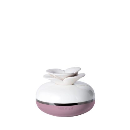 Difusor cerâmica Flower em rosa: sem aroma