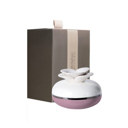 Difusor cerâmica Flower em rosa: sem aroma