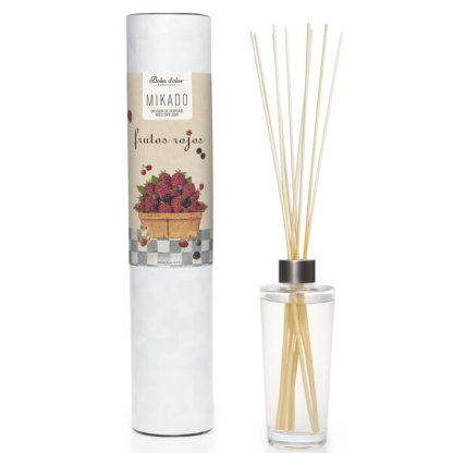 Mikado 200ml linha Ambients: Frutos Vermelhos (frasco vidro)