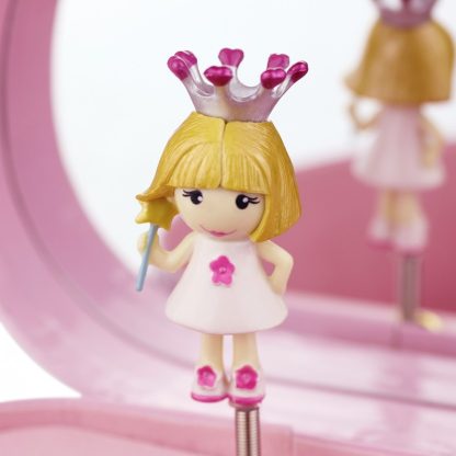 Caixa de música coração Princesa e Fadinhas