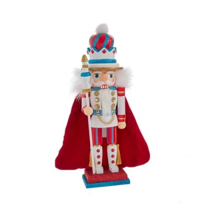 Nutcracker madeira Hollywood Nutcrackers - Rei Capa Coroa Espiral: 38cm