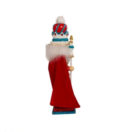 Nutcracker madeira Hollywood Nutcrackers - Rei Capa Coroa Espiral: 38cm