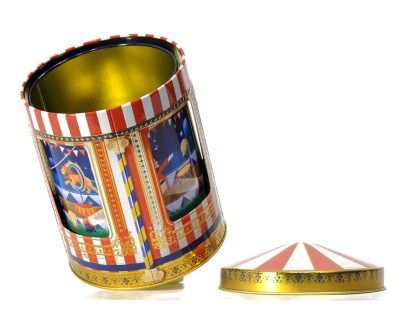 Lata carrossel musical Circo