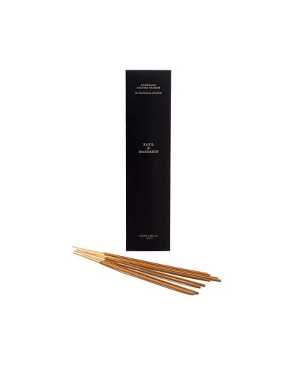 Incenso (pack 20) Cerería Mollá: Basil & Mandarin (Mandarina e Manjericão)
