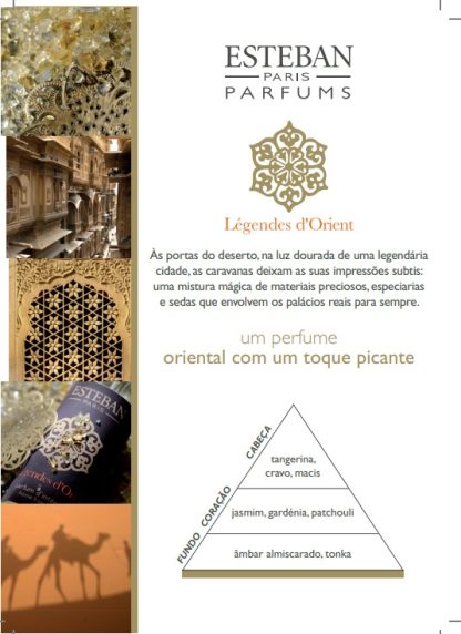 Concentrado 15ml para difusor: aroma Lendas Orientais (Légendes d’Orient)
