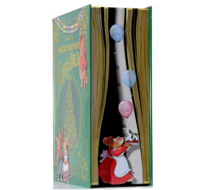 Lata Livro 24cm Verde Ratinhos
