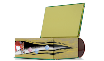Lata Livro 24cm Verde Ratinhos