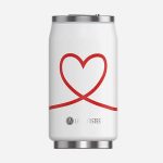 Lata Isotérmica 280ml com palhinha Les Artistes: Love