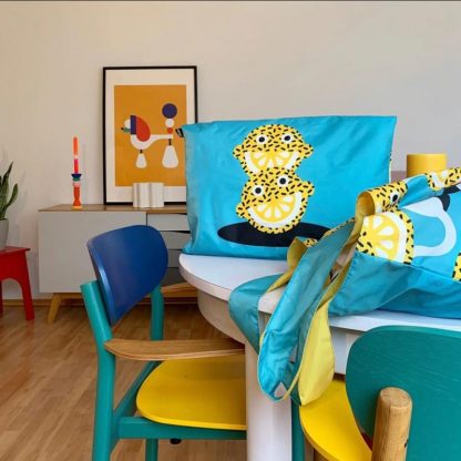 Saco reutilizável LOQI: "Lucky Lemons"