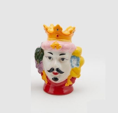 Mini Vaso 13cm Testa Siciliano ELE: EDG