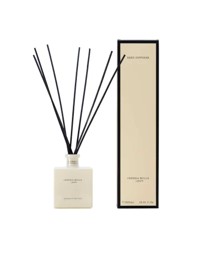 Difusor Mikado 500ml Cereria Mollá: Raspberry & Black Vanilla (Framboesas e Baunilha Negra)