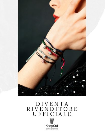 Pulseira Dedal Mamori (prata): Preta pedras pretas
