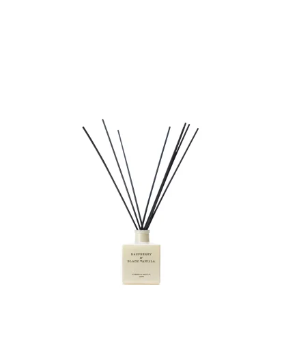 Difusor Mikado 100ml Cereria Mollá: Raspberry & Black Vanilla (Framboesas e Baunilha Negra)