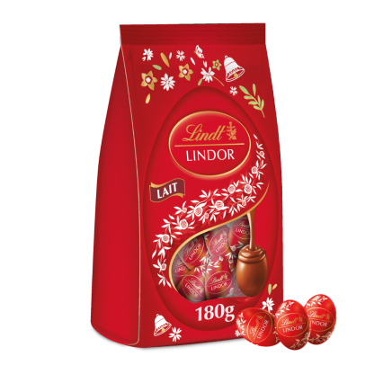 Lindor Ovos de Chocolate de Leite 180gr