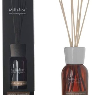 Mikado Difusor 100ml Millefiori: Sândalo e Bergamota