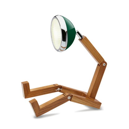 Candeeiro Mr. Wattson de mesa grande: Chiltern Green / Verde