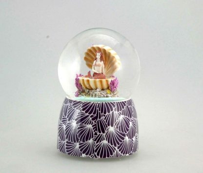 Globo de neve musical Sereia na Concha
