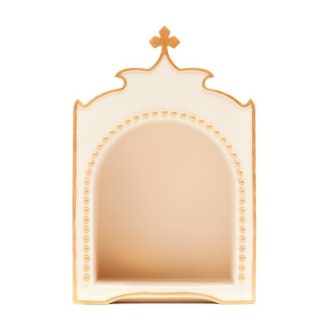 Oratório Dourado com Cruz