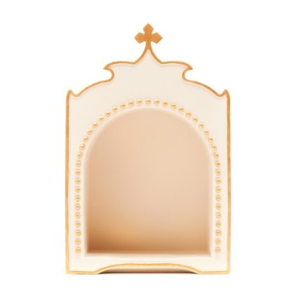 Oratório Dourado com Cruz