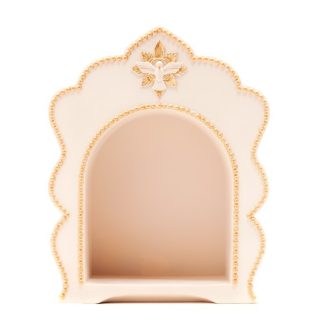 Oratório Dourado com Pombinha Espírito Santo