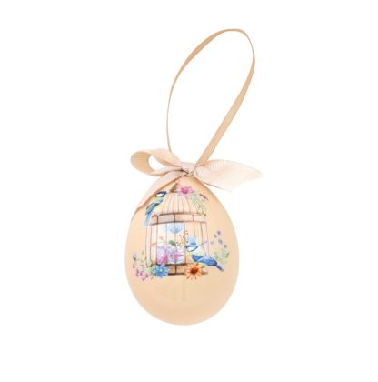 Ovo em Cerâmica Spring Bloom Laranja: Easylife