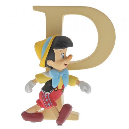 Letra P de "Pinocchio"