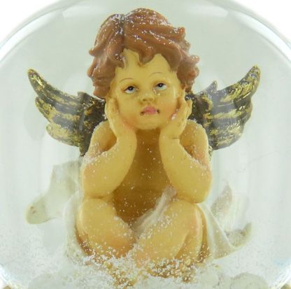 Globo de Neve Musical XL: Anjo Sentado