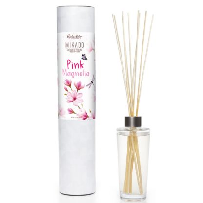 Mikado 200ml linha Ambients: Pink Magnolia (frasco vidro)