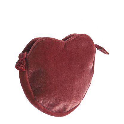 Necessaire Coração Veludo burgundy: Mathilde M.