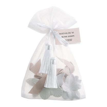 Bolsa organza com 3 Gessos Flor Sublime Jasmim: Mathilde M.