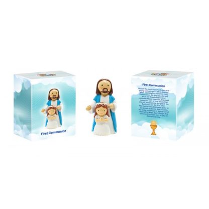 Primeira Comunhão menina com Jesus