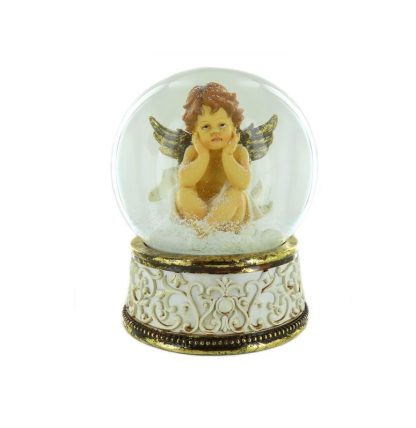 Globo de Neve Musical XL: Anjo Sentado