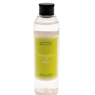 Recarga Mikado 200ml Cereria Mollá: Citronela e Menta (anti-insectos)