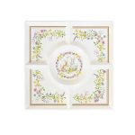 Prato para Aperitivos 25X25 Happy Easter: Easylife
