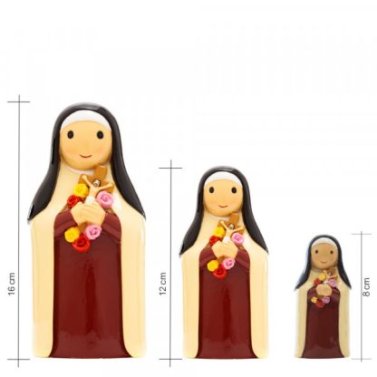 Santa Teresinha: Tamanho M (12cm)