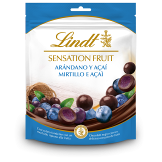 Chocolate Negro Mirtilo e Açaí Sensation Crispy 150gr: Lindt