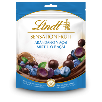 Chocolate Negro Mirtilo e Açaí Sensation Crispy 150gr: Lindt