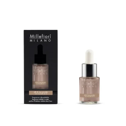 Fragrância hidrossolúvel 15ml Millefiori: Silk & Rice Powder