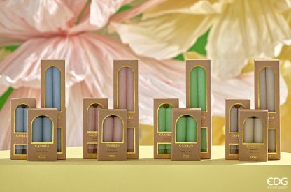 Pack 2 velas grossas para castiçal: COR AREIA