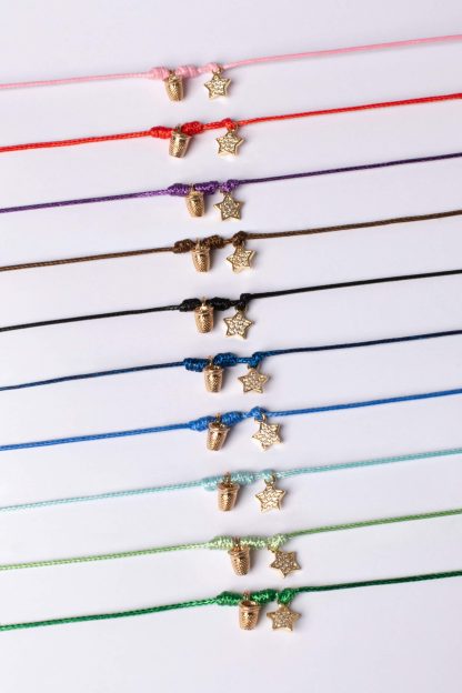 Pulseira Fio Mágico Dedal Starlight: Rosa