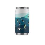 Lata Isotérmica 280ml com palhinha Les Artistes: Surf