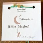 Pulseira Fio Mágico Dedal com Pendente: Verde com Trevo