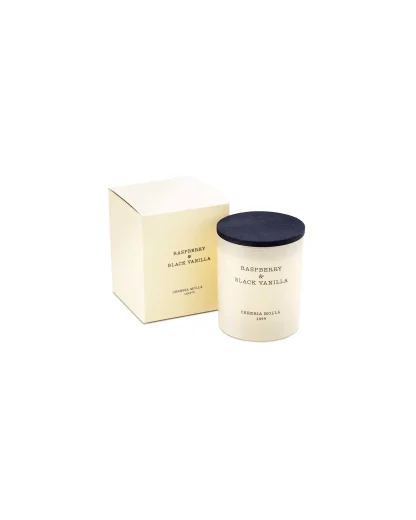Vela 230gr Cereria Mollá: Raspberry & Black Vanilla (Framboesas e Baunilha Negra)