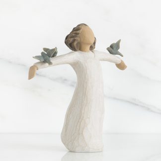 Figura Felicidade: com pássaros - Willow Tree