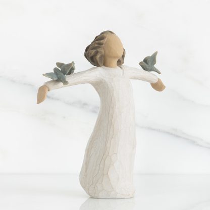 Figura Felicidade: com pássaros - Willow Tree