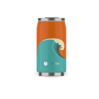 Lata Isotérmica 280ml com palhinha Les Artistes: Wave