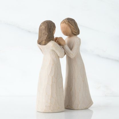 Figura Irmãs de Coração (dar as mãos) - Willow Tree