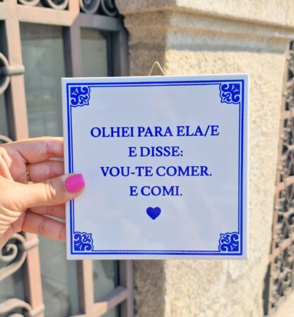 azulejo azul.pop vou-te comer e comi
