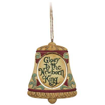 Rotating Holy Family in Bell Hanging Ornament 6017243 JIM SHORE HEARTWOOD CREEK JIM SHORE PRESÉPIO NATIVITY